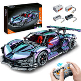 1:10 Apollo Super Plated Sports Car, Remote Control Drift, Electric gullwing doors, 2036 Pcs - BAV BRICK